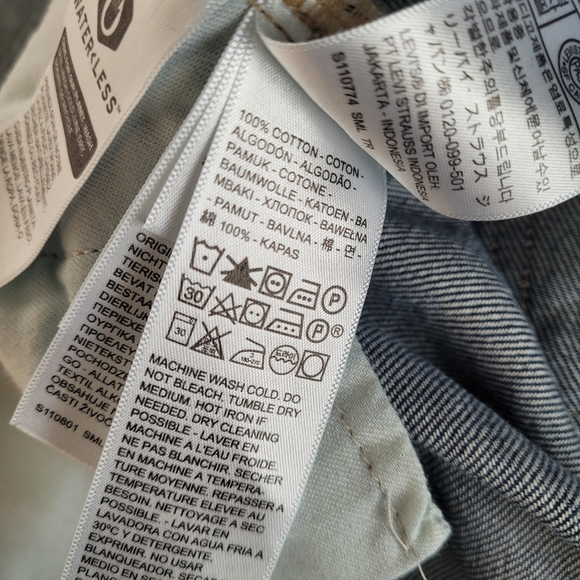 Levis Made & Crafted Womens Denim Jean 25 Full Flare High Rise Dark Blue New - Picture 3 of 11